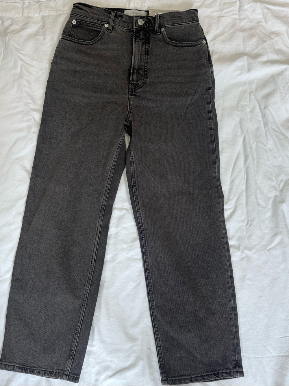 NWT Everlane The Way-High Jean Washed Black 26 Crop Short 25.5”